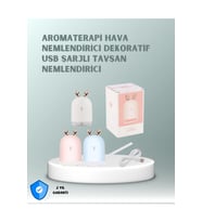200 ml Tavşan Kulaklı Ultrasonik Hava Nemlendirici ve Gece Lambası
