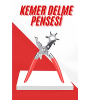 Kemer Delme Pensesi 6 Farklı Boyutta Kemer delme aparatı Ev Deri Kemer