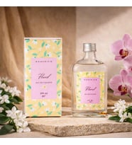 Premium Orkide ve Yasemin Parfümlü Kolonya 200 ml - 80 Derece Alkol Oranı - Dekoratif Cam Şişe