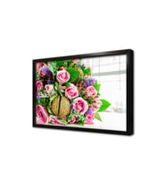 Gül Buketi Çerçeveli Mdf Tablo