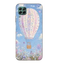 Huawei P40 Lite Uyumlu Baskılı Yumuşak Silikon Şeffaf Telefon Kılıfı