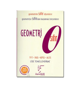 Karekök Yayınları TYT Geometri Sıfır Konu Anlatımlı Soru Bankası (Karekök Yayınları) (Çok Renkli)