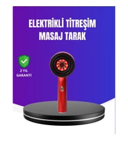 Mey İthalat® Kırmızı Işık Terapi Özellikli Saç Derisi Masaj Tarak Anti Dökülme