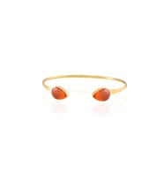 Kadir Jewellery 22 Ayar Altın Kaplama El İşçiliği Zirkon Taşlı Kadın Charm Bileklik