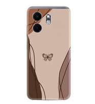 Infinix Smart 9 Kılıf Boutique Baskılı Resimli Kahve Kelebek Pcode -038