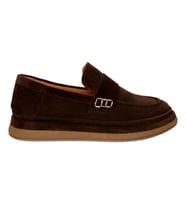 MAMMAMİA D26YA-7815 YARMA SÜET DERİ LOAFER KADIN AYAKKABI