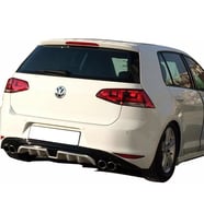 Volkswagen Golf 7 (2012-2016) Custom Arka Tampon Eki - Difüzör (Plastik)