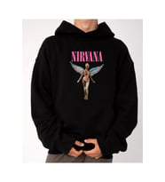 Unisex Oversize Nirvana Kapüşonlu Sweatshirt