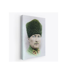 Atatürk Portre Tablosu Mustafa Kemal Atatürk Dekoratif Kanvas Tablo-CF-56
