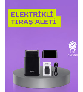 Kart Tasarımlı Şarjlı Tıraş Makinesi 2 Başlıklı Hassas Kesim