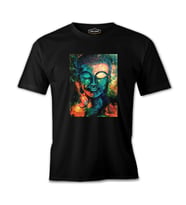 Buddha Siyah Erkek Tshirt