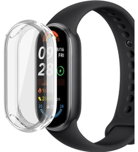 [Soft-Case] Xiaomi Mi Band 10 ile Uyumlu 360° Kasa Koruyucu Kılıf Yumuşak TPU Malzeme Dokunmatiği ve Netliği Etkilemeyen Darbelere Karşı Xiaomi Mi Band 10 Ekran Koruyuculu Kılıf (Şeffaf)
