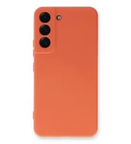 Newface Samsung Galaxy S23 Plus Kılıf Nano içi Kadife Silikon - Turuncu