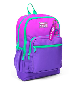 Coral High Kids Pembe Mor Renk Geçişli Okul Sırt Çantası 23762