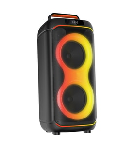 Lexroo GD-2608 Dijital LED Göstergeli FM Radyolu Mikrofonlu RGB TWS Çift 6.5 inç Stereo - Siyah