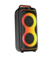 Lexroo GD-2608 Dijital LED Göstergeli FM Radyolu Mikrofonlu RGB TWS Çift 6.5 inç Stereo - Siyah