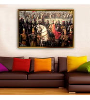 Altın Çerçeveli dekoratif tablo a1788 (Gold)