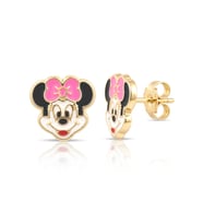 Mickey Mouse Çocuk Altın Küpe