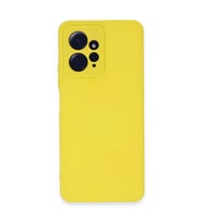 Xiaomi Redmi Note 12 4g Kılıf Nano İçi Kadife Silikon - Sarı