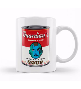 Guardians Of The Galaxy Nebula Soup Warhol Kupa Bardak Porselen