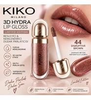 KIKO Milano 3D Hydra Lip Gloss Limited Edition 44 Disruptive Brown – Besleyici & Nemlendirici