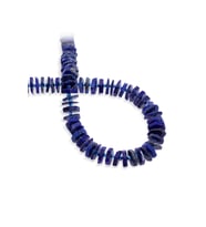Lapis Lazuli Doğal Taş Rondela Kesim 14x4mm Dizi