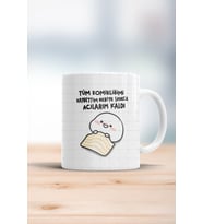 Tüm Komikliğimi Kaybettim Acılarım Kaldı Kupa Bardak