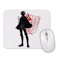Attack On Titan Crimson Levi Mouse Pad