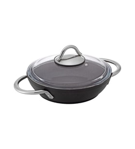 Bonera Granit Pro Plus 1092 Siyah Çift Kulplu Omlet Tavası 20 cm