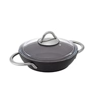 Bonera Granit Pro Plus 1092 Siyah Çift Kulplu Omlet Tavası 20 cm