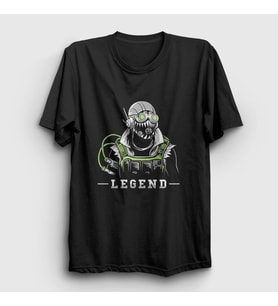 Presmono Unisex Siyah Octane Apex Legends T-Shirt 232163tt