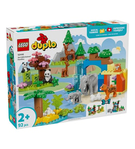10446 Lego Duplo 3ü1 Arada Vahşi Hayvan Aileleri 92 parça +2aş