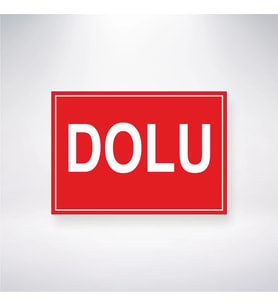 Dolu 21x28 Arkası Yapışkanlı Levha