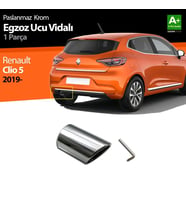 Renault Clio Uyumlu 5 Krom Egzoz Ucu Vidalı 2019 Ve Üzeri