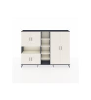 Arges Dolap 13 Raflı 6 Kapaklı 220x30x163 Antrasit-Aytaşı