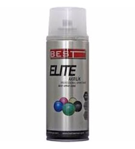 BEST AKRİLİK ELİTE 9005 MAT DERİN SİYAH SPREY BOYA 400 ML