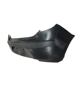 2008-2011 Hyundai I10 Arka Tampon Siyah (Kendinden Bantlı Bfn) (Adet) (Oem No:866120X000)