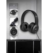 Kulak Üstü TF Kart ve AUX Destekli Ergonomik Bluetooth Kulaklık