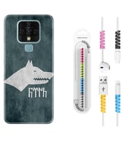 Tecno Camon 16 18P Pova 3 Pova Neo Kılıf Kablo Koruma Spiral Silikon Göktürk 2 1411