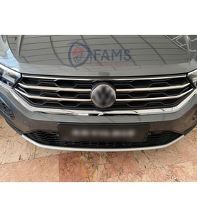 VW T-Roc Krom Ön Panjur 4 parça 2017-2021 Paslanmaz Çelik