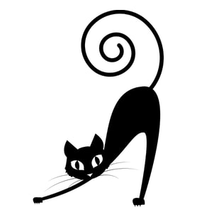 Folyo Sticker Kedi 130cm Uzunluk (Karışık)