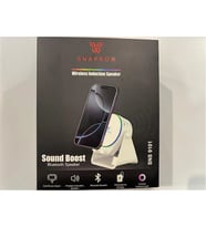 Snapron SNS-9101 Beyaz (İNDUCTİON Özellikli) RGB Bluetooth Speaker (Phone Stand-Ambient Light)
