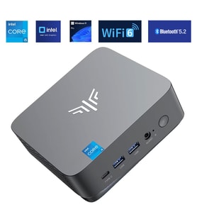 Nipogi AD16 Prime Intel Core i5 12450H 16GB DDR4 1TB NVMe SSD Type-C Wi-Fi 6 BT 5.2 W11 Mini PC