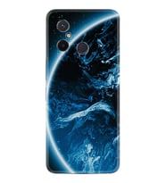 Xiaomi Redmi 12C Kılıf Silikon Desen Özel Seri Blue Planet 1610