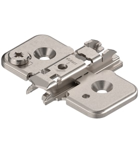 Blum Clip Menteşe tabanı, haç tipi, 0 mm, Çelik, Vidalı, HV: eksantrik 173H7100