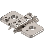 Blum Clip Menteşe tabanı, haç tipi, 0 mm, Çelik, Vidalı, HV: eksantrik 173H7100