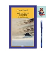 Bir Ada Hikayesi 2 - Karıncanın Su İçtiği - Yaşar Kemal - Yapı Kredi Yayınları - Mavi Tükenmez Kalem (Renksiz)