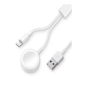 Ac08 2in1 Kablosuz Şarj Apple Watch 1/2/3/4/5/6/7/8/se