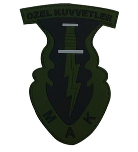 Single Sword 3d Plastik Mak Özel Kuvvetler Arması Patch HAKİ