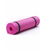 Yoga Minderi Ve Spor Matı Pembe 10mm Taşıma Askılı
